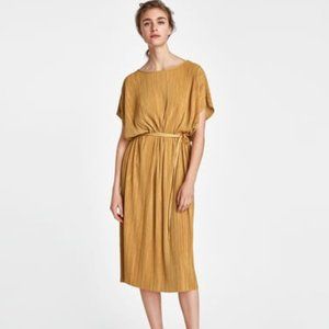 Zara - Pleated Tunic with Belt
